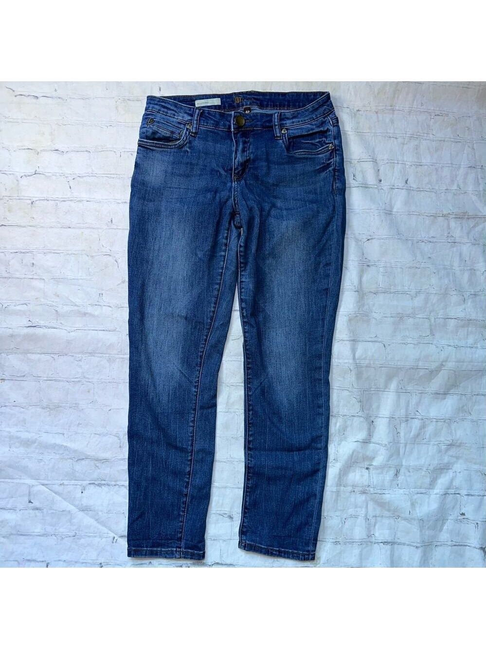 EUC Women’s 4P Kut From The Kloth Low Rise Boyfriend Stretch Denim Jeans